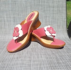 Born Flower Thong Wedge Sandal